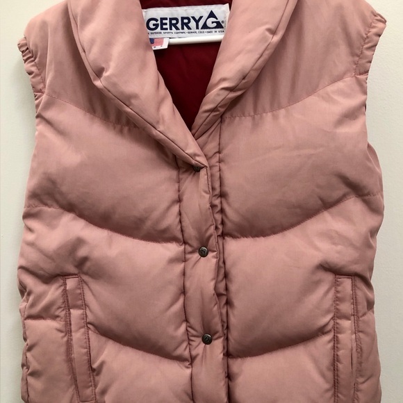 Vintage 80s Women's Gerry Ski Vest Mauve made in USA! - Picture 2 of 4